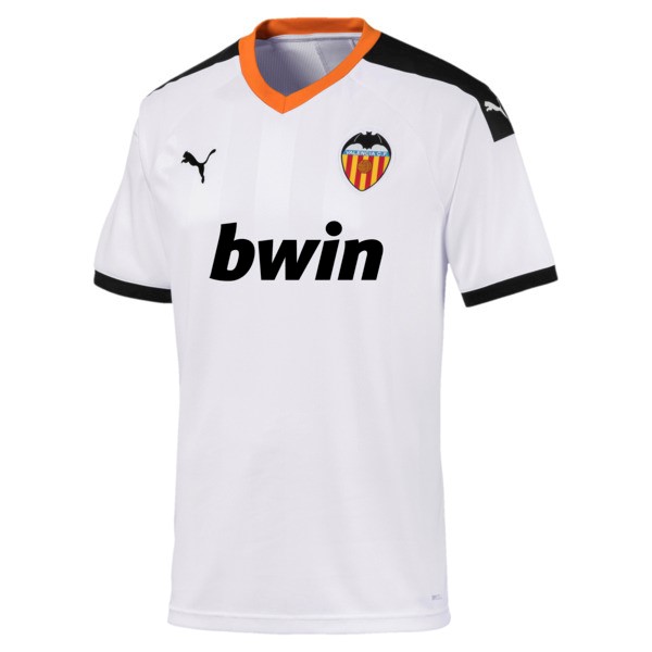 Camiseta Valencia Replica Primera Ropa 2019/20 Blanco